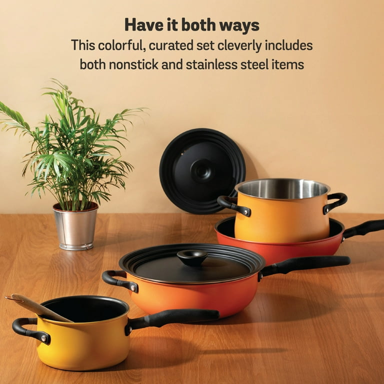 Meyer Accent Series Non Stick And Stainless Steel Spark Edition