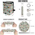 thumbnail image 6 of Yuyamidu Chicken Car Seat Covers Full Set of 13 with Car Steering Wheel Cover Seat Belt Pads Car Trash Can Auto Rear View Mirror Cover Car Coasters Chapstick Holder Keychain for Truck SUV, Green, 6 of 7