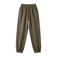 thumbnail image 4 of JOANKDMI Athletic Pants for Women Joggers Comfy Elastic Waistband Slim Tapered Fit with Deep Side Pockets Cuffed Ankle Soft French Terry for Gym Running Track Pants, 4 of 7