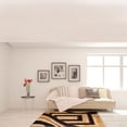 thumbnail image 2 of LBaiet 2' x 3' Brown and Beige Color Block Shag Rectangular Scatter Area Throw Rug, 2 of 4