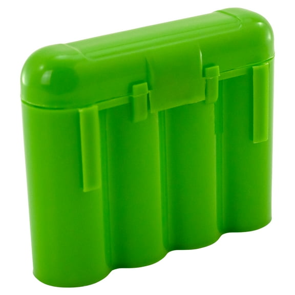 GREEN AA AAA BATTERY BATTERY PLASTIC STORAGE CASE HOLDER BOX USA SHIP