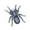 Blue, variant on Unique Spiders Brooch Accessory Fashionable Spiders Brooch with Sparkling Stone Versatile Lapel Pin Jewelry Charm