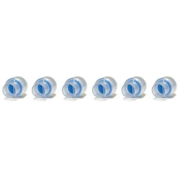 HME Heat Moisture Exchanger Filter in-Line Humidification Solution Unit for CPAP biPAP Machine & Mask, Z1, Z2, Dreamstation, 6 Packs