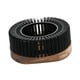 thumbnail image 5 of Calentador de té moderno, resistente, portátil, base de madera desmontable, base para calentar té con portavelas para oficina, cocina, restaurante Negro, 5 of 8