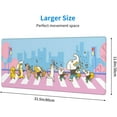 thumbnail image 3 of Animals Crossing Mouse Pad Extended XL Gaming Mice Pad Office Desk Mat with Stitched Edges, Non-Slip Oversized Desk Pad, 31.5 X 11.8 Inch, 3 of 6