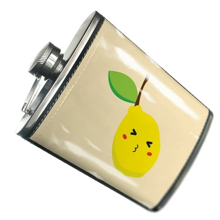 

NEONBLOND Flask Lemon Cute Japanese Kawaii Food with Face