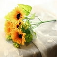 thumbnail image 3 of GOOHOCHY Fall Artificial Flowers Multi Color Tabletop Decor 5Pcs Business Owners, 3 of 8