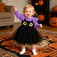 thumbnail image 2 of Shadoumai Toddler Girl Halloween Tulle Dress Long Sleeve Cat Tutu Dresses | Kids Girls Halloween Tulle Tutu Dress, Casual Halloween Party Outfits, Funny Cute Dress Up, Fall Summer Clothes, 2 of 9