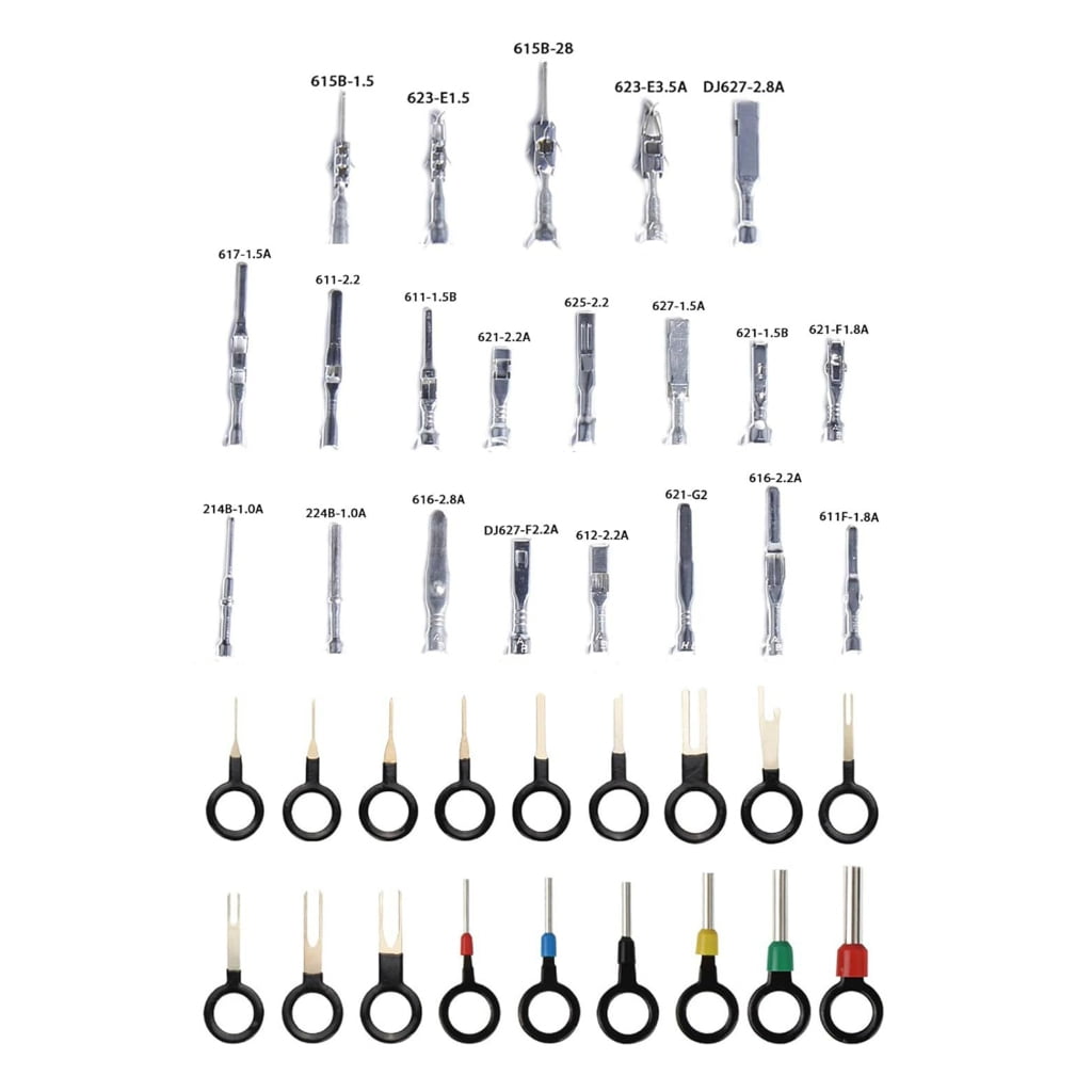 500Pcs Electrical Pin Connector Car Wire Terminals Connector Pin 1-3.5mm