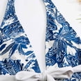 thumbnail image 6 of Luxalzxs Women's One Piece Swimsuit with Beach Cover up Wrap Skirt Sarong Retro Floral Print Bikini Set Two Piece Bathing Suits, 6 of 8