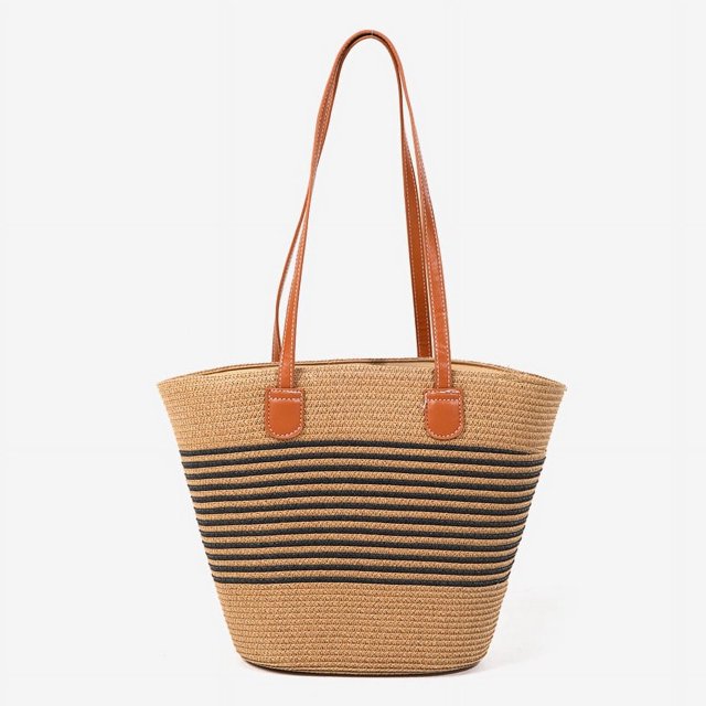 Granjero Gordo Bolso de hombro tejido para mujer, bolso de mano tejido y bolso de cosméticos, bolso de mano tejido elegante para playa de verano, bolsos de hombro de 9 x 10,6 x 3,93 pulgadas (B)