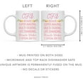 thumbnail image 5 of CTDream 11oz. Coffee Mug Gift for Women, CFA Certified Financial Analyst Because Super Amazing Life Changing Miracle Worker Isn't an Official Job Title, Floral Flowers, 1-Pack, Gift Ideas for Her, 5 of 7