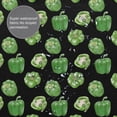 thumbnail image 5 of Shower Curtain, green Bell Pepper Print Washable Shower Curtain for Bathroom, Waterproof Bathroom Shower Curtain Set with Hooks Long Shower Curtain 72x72in Home Decor, 5 of 7