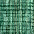 thumbnail image 1 of Ahgly Company Machine Washable Indoor Square Abstract Turquoise Blue Modern Area Rugs, 5' Square, 1 of 4