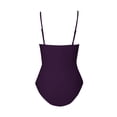 thumbnail image 6 of RQYYD Women's One Piece Swimsuits Tummy Control Front Cross Bathing Suits Tie Back Slimming V Neck Swimwear for Women, 6 of 6