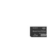 Sony - Flash memory card - 2 GB - Memory Stick PRO Duo Mark2 - for Handycam DCR-DVD308, DVD408, HC48, HC96, SR200, SR300, SR62, SR82; a DSLR-A100