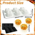 thumbnail image 3 of WHEANG Outils de Gâteau Carré Halloween & Action de Grâce / Cuisson en Silicone / Dessert de Gelée / Cuisson Réutilisable Antiadhésive, 3 of 9