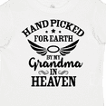 thumbnail image 4 of Inktastic Handpicked for Earth by My Grandma in Heaven Angel Wings Boys or Girls Toddler T-Shirt, 4 of 5