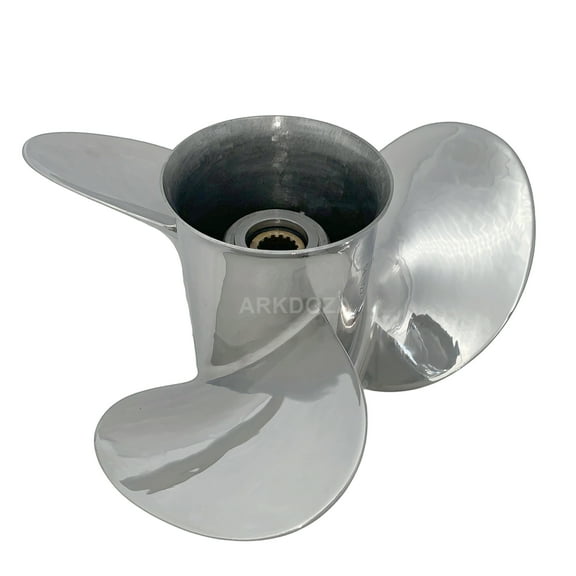 Propeller 14 1/2x15 for Yamaha Outboard 150-300HP Stainless Steel 15 Tooth OEM NO:68F-45970-10-00 14.5x15