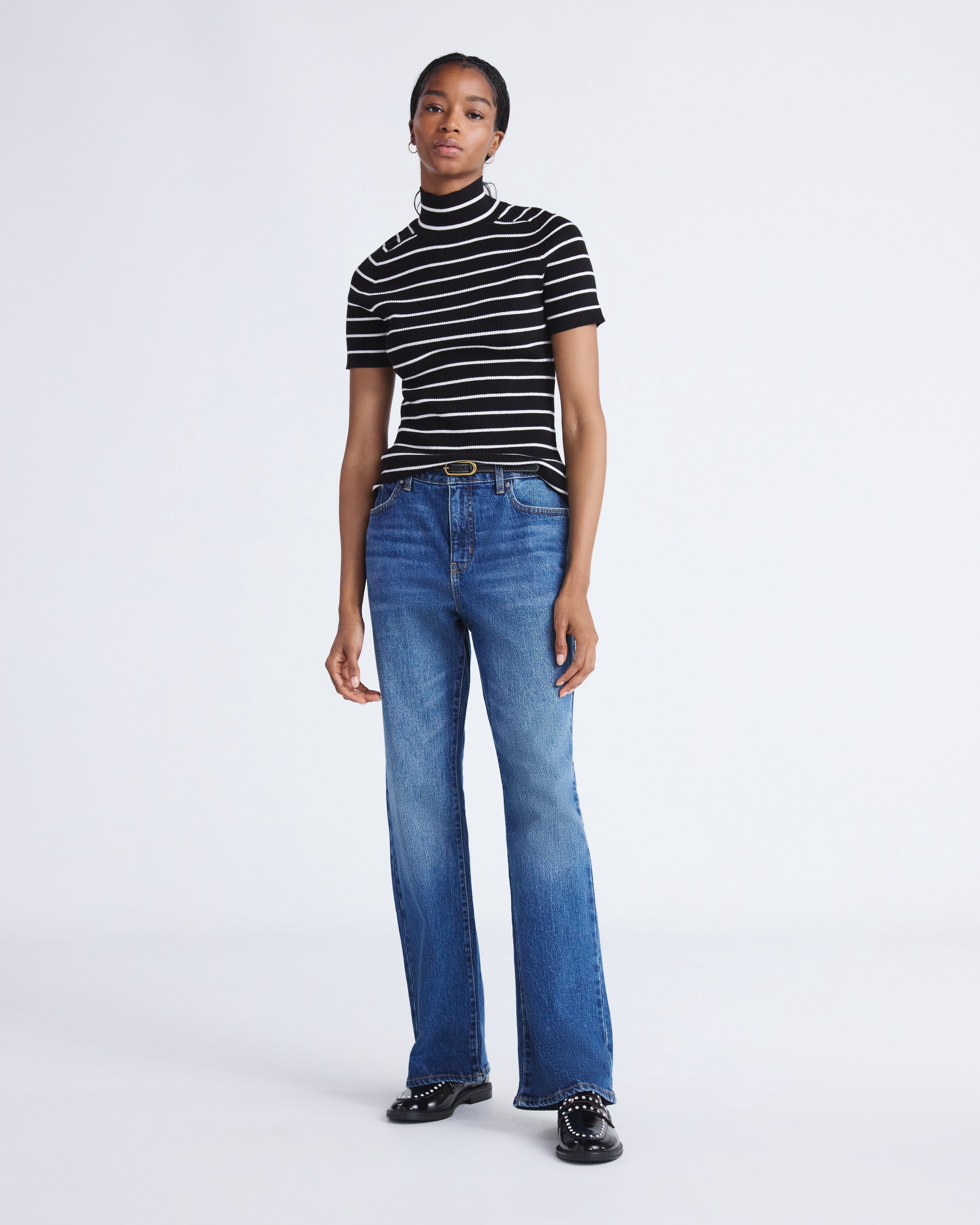 Free Assembly Women's Mid Rise Full Length Bootcut Jeans, 32" Inseam, Sizes 0-20