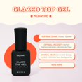 thumbnail image 2 of Heyhae Glazed Top Gel para tiras de uñas de gel semicuradas | Capa superior de gel de alto brillo que no se limpia (0.23 fl.oz), 2 of 5