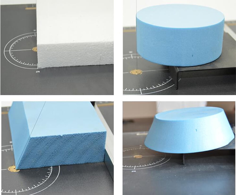 EQCOTWEA Hot-wire Form Cutter 38*78cm Sponge/EPE/Ribbon/KT Board Cutting Machine Vertical Type Black