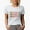 White, variant on Oklahoma, United States of America, USA or US State Themed, Groovy Retro Wavy Text Merch Gift, Tan T-Shirt, Medium