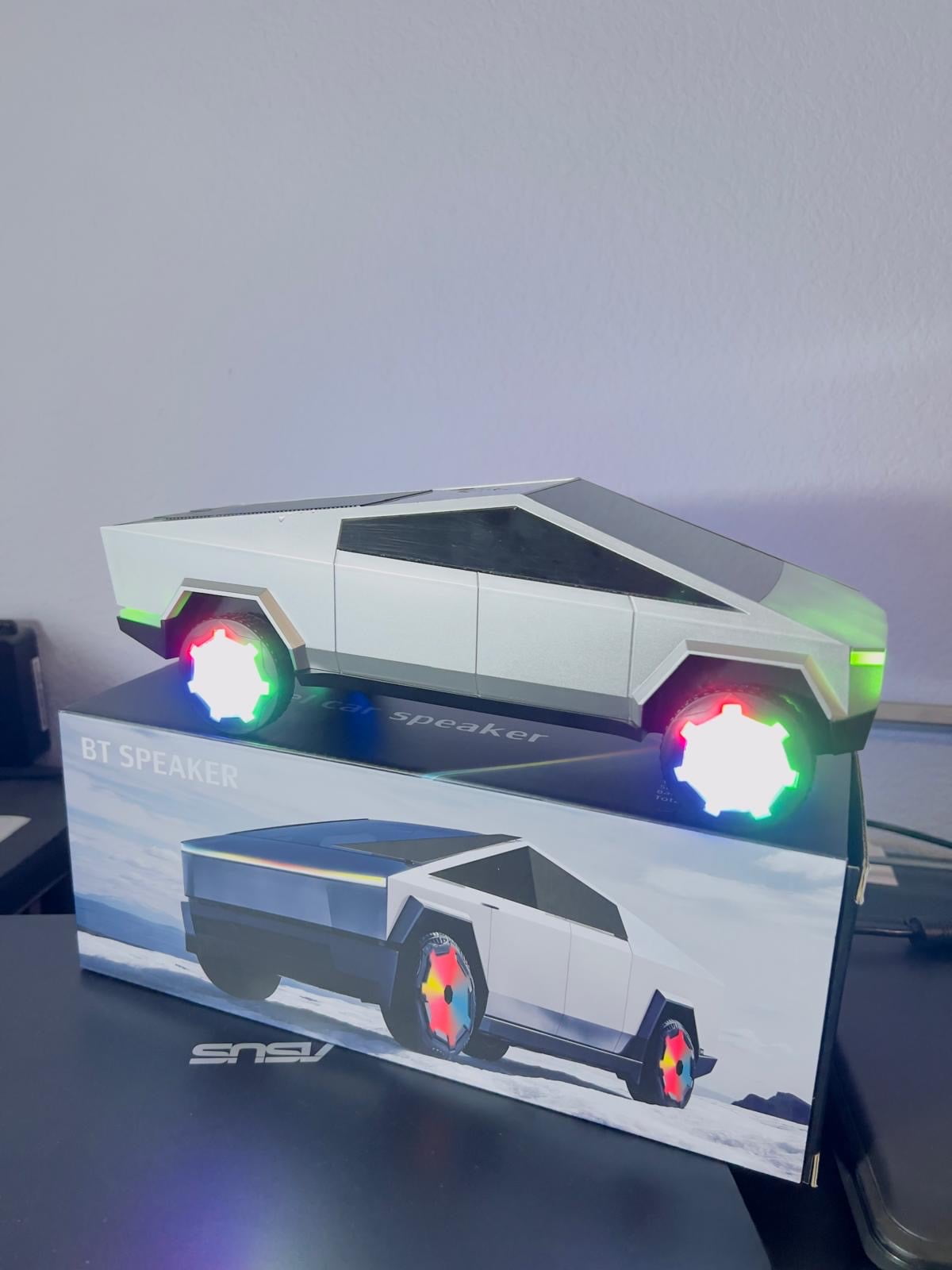 BT Cybr Truck Shape Bluetooth Portable Speaker LED light support USB/FM
