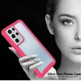 thumbnail image 6 of Galaxy S21 5G Case, Sturdy Case for 2020 Galaxy S21 6.2", Njjex Hard Plastic Full-Body Rugged Transparent Clear Back Bumper Case Cover for Samsung Galaxy S21 -Hot Pink, 6 of 12