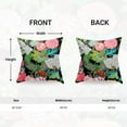 thumbnail image 3 of Chinoiserie Animal Dragon Pillow Covers 20x20 Set of 2,Chinoiserie Pillow Covers Outdoor Decorative Linen Pillow Covers for Couch Bed Sofa Cushion Farmhouse Pillowcases, 3 of 6