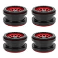 thumbnail image 3 of 1/6 RC Car Wheel Hub, CNC Machined Attractive 2.9 Inch RC Car Hub High Pressure  For Different Terrain Red, 3 of 8