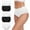 Grey, variant on TEVEQ Women's Cotton Bikini Panties,High-Cut Full Coverage Stretch Cool Underwear for Women Womens High Waisted Bikini Underwear Smooth Underwear Breathable Ladies Beige L