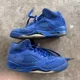 thumbnail image 1 of Size 6 - A i r-Jor-dan 5 Retro Blue Suede, 1 of 6