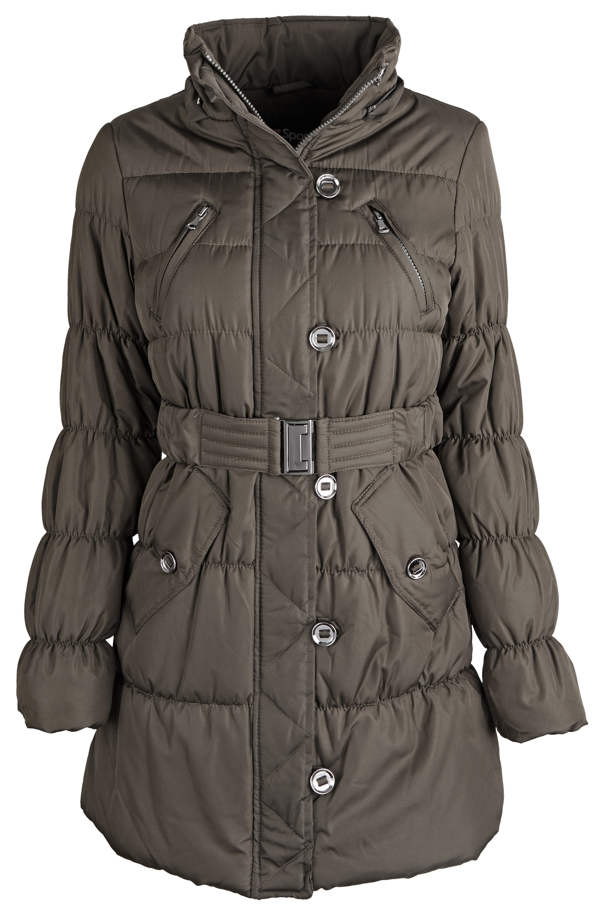 Size 8 Black Sportoli8482; Boys Down Alternative Hooded Fleece Lined Winter  Puffer Jacket Clothing Jackets & Coats