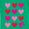 thumbnail image 3 of Barbie - Barbie Heart Grid - Toddler And Youth Short Sleeve Graphic T-Shirt, 3 of 5