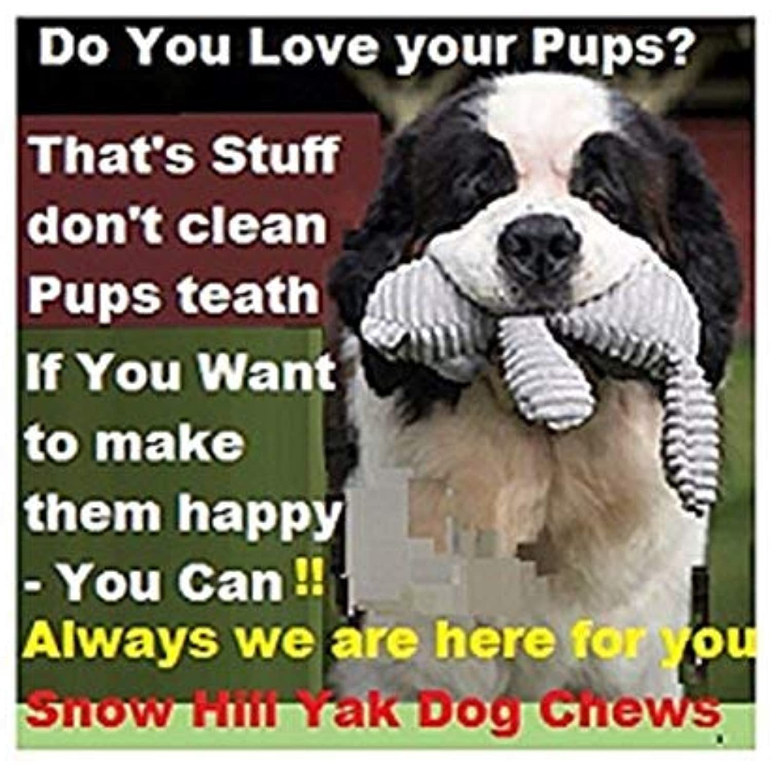 Snow Hill Himalayan Yak Cheese Dog Chews Monster/XXL 2 lbs Pack Long Lasting, Gluten GMO Free Protein-Rich Fresh Yaky Golden Cheese Bone Treats Improved Oral Health of Dogs - Himalayas, Nepal