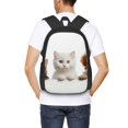 thumbnail image 4 of Balery Cute Kittens And Puppy Mochila para hombre y mujer - Tela Oxford 600D resistente - Gran capacidad, resistente al agua, ideal para la escuela, viajes y senderismo, 4 of 6