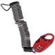 thumbnail image 2 of Candado de cable para casco de bicicleta, candado de contraseña antirrobo universal portátil para motocicleta y bicicleta, color rojo YUNYI BRAND  Deportes, 2 of 8