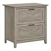 Scranton & Co 2 Drawers Contemporary Wood Lateral File Cabinet in Gray