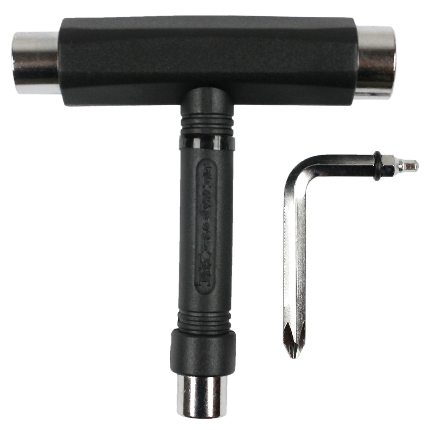 Skateboards T-TOOL ALL-IN-ONE TOOL Skateboard Longboard Black fits in pocket by