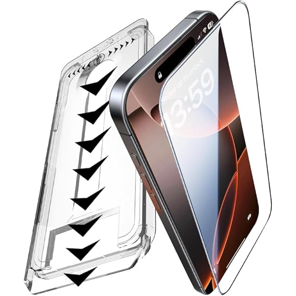 wonima44 1 Pack for iPhone 12 Tempered Glass Screen Protector Self-cleaning Dust Removal, Bubble-Free, Scratch Resistant,Easy Installation, Crystal-Clear HD Transparency