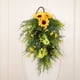 thumbnail image 5 of Simulación Girasol Verde Colgante de Pared Decoración para el Hogar Flor Colgante para Puerta de Entrada Árbol Primavera y Verano Suministros de Decoración, 5 of 8