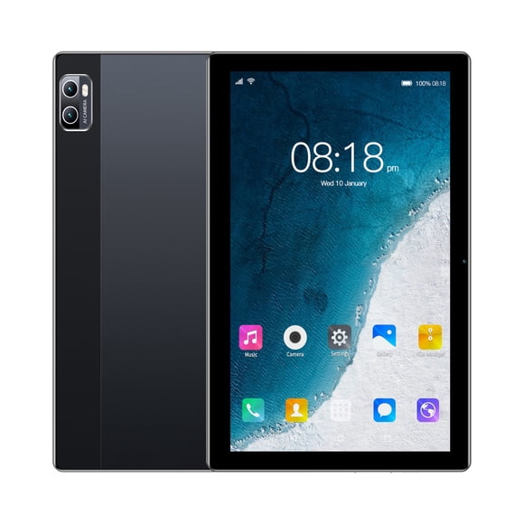Pisexur Electronics para hombres: Tableta HD de 10.1 pulgadas, pantalla IPS HD de 10 núcleos, wifi, Bluetooth, llamadas de voz, juegos, cámara frontal y trasera, electrónica para niños, organizador d