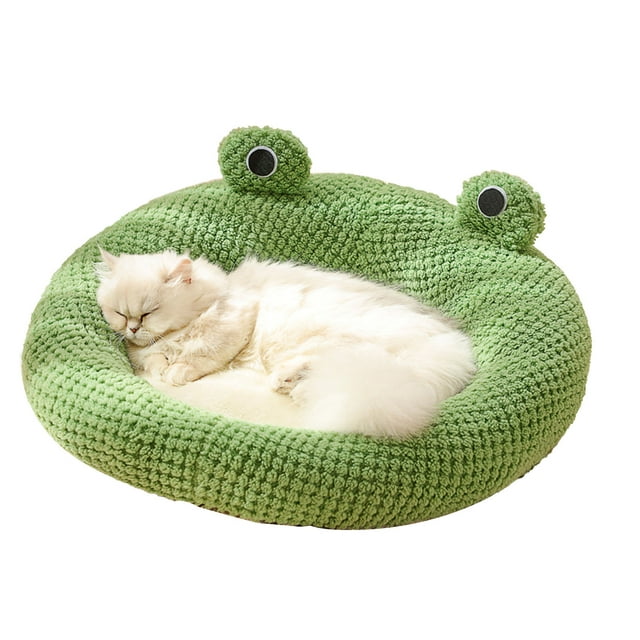 Cute Cartoon Pet Bed, Soft Plush Bed for Cats Dogs, Keep Warm, Breathable, Versatile Functionality - Lightweight and Portable