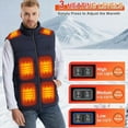thumbnail image 4 of Electric Heated Vest for Men and Women, Lightweight Heated Jacket - Winter USB Heating Vest for Hunting, 4 of 8
