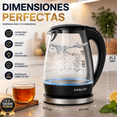 thumbnail image 2 of Cafetera Eléctrica De Vidrio De 1l Jarra De Cristal SOKANY, 2 of 8
