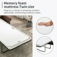 thumbnail image 5 of Harper & Bright Designs Convertible Sofa Bed Pull Out Sleeper Loveseat Couch Bed with Memory Foam Mattres for Small Space, Brown, 5 of 10
