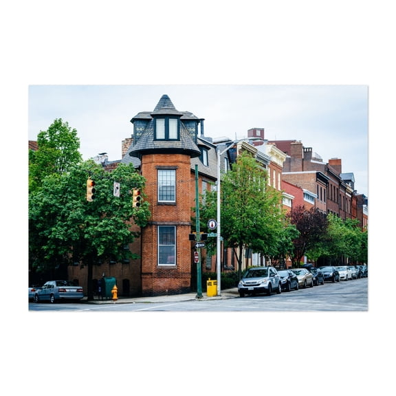 Read St. & Park Ave. - Baltimore Maryland Photography Unframed Wall Art Print 5 x 7 inches