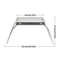 thumbnail image 2 of 1PC Foldable Barbecue Rack And Baking Rack For Grill Portable Outdoor Picnics Grill Camping Barbeque Folding Cooking Camping & Hiking Outdoor Baking Tray Holder Silver, 2 of 8