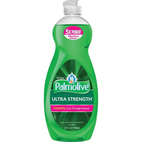 32.5 oz. Bottle Dishwashing Liquid - Green Scent (9/Carton)